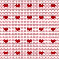 Simple seamless heart valentine background N3