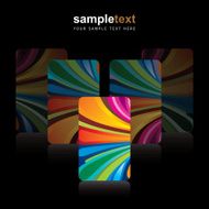 Vector - colorful template