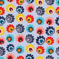 Traditional folk floral pattern vector illustration N2