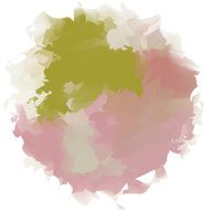 Green pink decorative flowering background