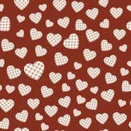Seamless pattern with hearts N38