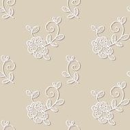 Old lace background ornamental flowers N3