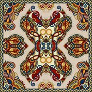 silk neck scarf or kerchief square pattern design N4