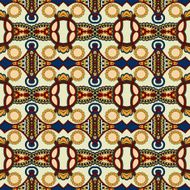 seamless geometry vintage pattern ethnic style N3