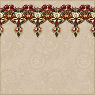 ornamental background with flower ribbon stripe pattern N3