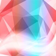 Vector background abstract polygon triangle N63