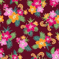 pattern of Hibiscus N4