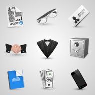 business set icons N3