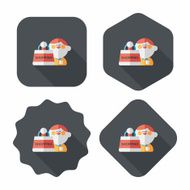 SALE Shopaholic flat icon with long shadow eps10 N74