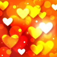 Happy Valentines day typographical glow holiday background with shining soft N7