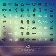 Set of shopping icons N2