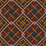 Celtic Plexus Design Pattern Knitted Wool Seamless Background