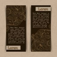 Ornamental banners vertical