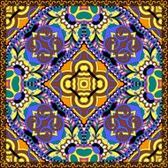 silk neck scarf or kerchief square pattern design N5