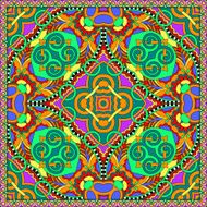 silk neck scarf or kerchief square pattern design N6
