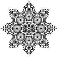 Vintage Floral Ornament