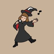 Singing Witch Halloween