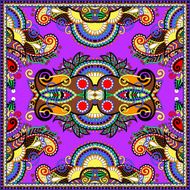 ornamental floral paisley bandanna Square ornament N2