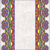 ornamental background with flower ribbon N5