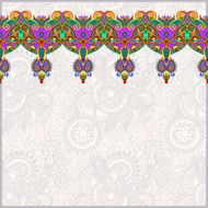 ornamental background with flower ribbon N6
