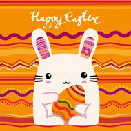 Easter pink bunny