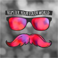 Retro hipster glasses lifestyle