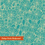 Abstract hand-drawn seamless floral pattern N2