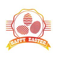 Easter vintage label