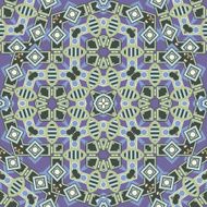Seamless geometric pattern in soft blue tones
