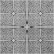 Abstract black and white geometric pattern seamless arabesque style N2