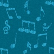 Musical sign seamless pattern