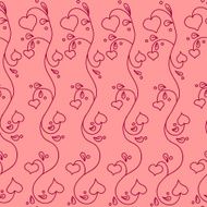 Seamless pattern with hearts N40