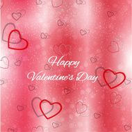 abstract pink background with hearts for lovers