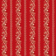 red indian ornament with vertical stripes