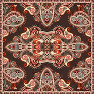 silk neck scarf or kerchief square pattern design N17