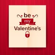 Valentine&#039;s Day typography vector illustration N2