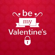 Valentine&#039;s Day typography vector illustration N11