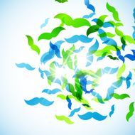 abstract background mustache N4