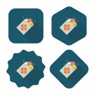 Chinese New Year flat ui background eps10 N12