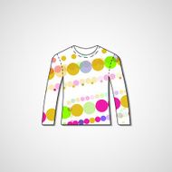 Abstract illustration on sweater N5