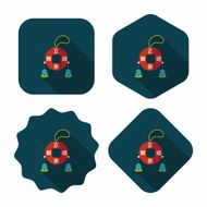 Chinese New Year flat ui background eps10 N13
