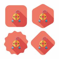 Chinese New Year flat ui background eps10 N14