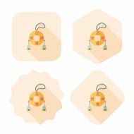 Chinese New Year flat ui background eps10 N16