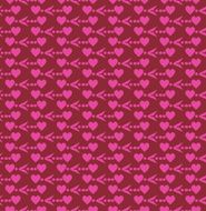 Valentine hearts background N16