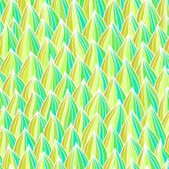 Seamless wave hand-drawn pattern Spring texture N2