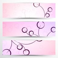 Vector abstract banner background N3