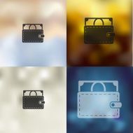 money icon on blurred background N2