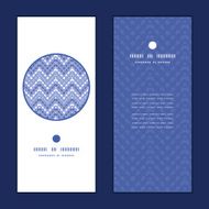Vector purple drops chevron vertical round frame pattern invitation greeting