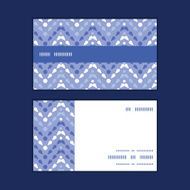 Vector purple drops chevron horizontal stripe frame pattern business cards