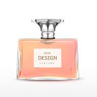 elegant perfume bottle with label N8